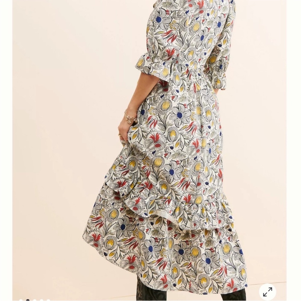 Meadows Dress Sycamore Maxi Ruffle in Floral Sketch - Picture 5 of 12